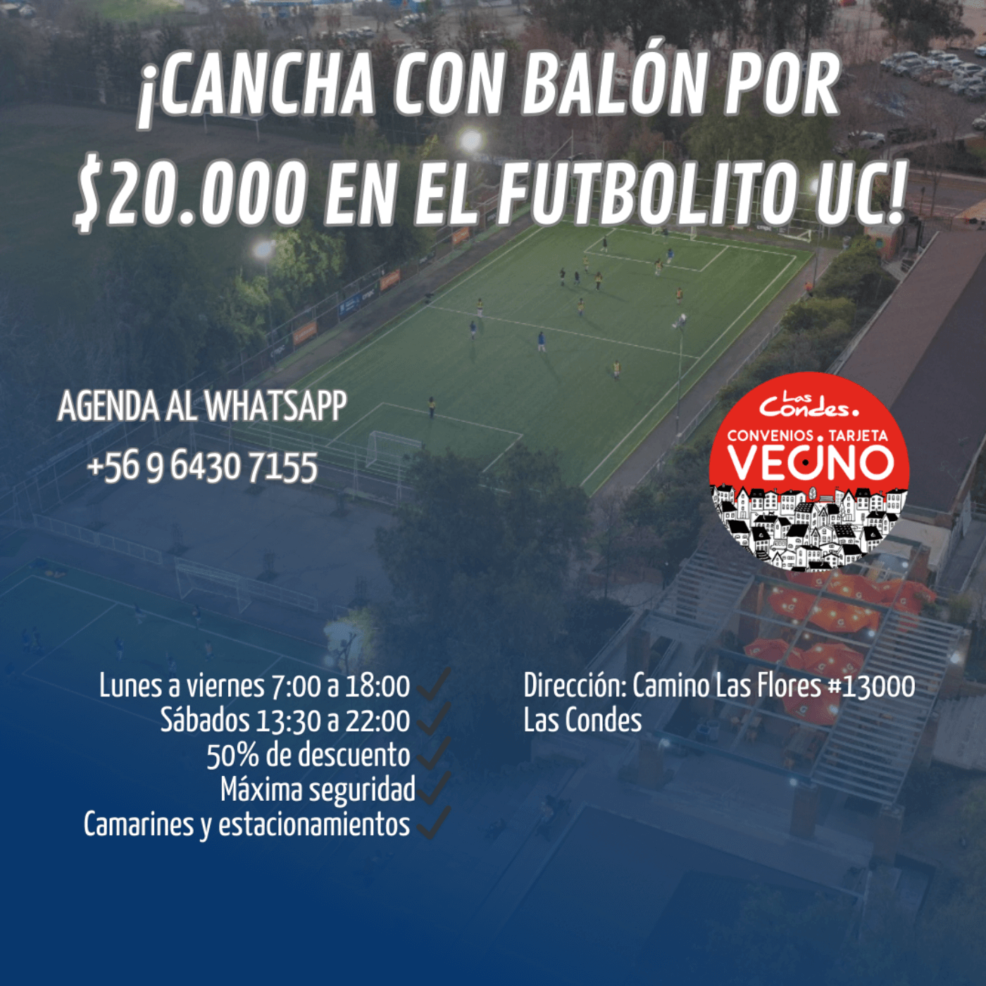 COMPLEJO PÁDEL Y FUTBOLITO UNIVERSIDAD CATOLICA - Las Condes